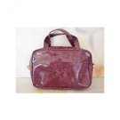 Estee Lauder 100% PVC Burgundy Beauty Makeup Cosmetic Bag
