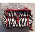 Lancome Zebra Print Cosmetic Bag 8 1/2" X 4 1/2"