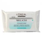 L'Oreal Triple Active Ideal Balance Cleansing Wipes Normal & Combination Skin - 25 wipes