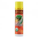 Badger Balm Lip Balm Stick with Ginger & Lemon 4.2g / 0.15 oz
