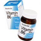 HealthAid Vitamin B6 (Pyridoxine HCl) 50mg 100 tablets