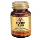 Solgar Biotin 1000 mcg Vegetable Capsules 50 Capsules