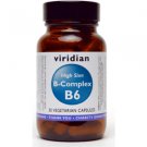 Viridian High Six Vitamin B6 with B-Complex Veg Caps 30 Caps