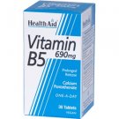 HealthAid Calcium Pantothenate (Vitamin B5) 690 mg 30 tablets