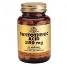 Solgar Pantothenic Acid 550 mg Vegetable Capsules 50 Caps