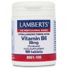 Lamberts Vitamin B6 50mg 100 Tabs