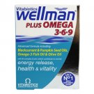 Vitabiotics Wellman Plus Omega 3.6.9 - 28 Tabs + 28 Caps
