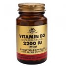 Solgar Vitamin D3 Vegetable Capsules 2200 IU 100 Caps