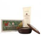 Crabtree & Evelyn Sandalwood Shave Soap in Wooden Bowl Bundle