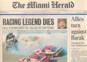 Dale Earnhardt Crash