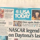 Earnheardt USA Today Paper Feb,19 2001