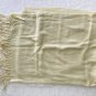 100% Cotton Scarf Wrap Solid Light Olive Soft Warm ~ Offer Local Pickup