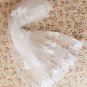 27.6" x 0.86 yd Organza Embroidered Floral Headwear Wedding ～ Fast Delivery as Air Lettermail