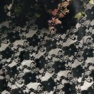 55" x 0.55 yard Black Stretch Elastic Lace Floral Fabric - Offer Local Pickup 55" x 0.55 yard Black Stretch Elastic Lace Floral Fabric - Offer Local Pickup