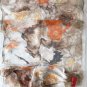 Silk Feeling Chiffon Oblong Scarf Cranes in Flowers ~ Fast Delivery as Air Lettermail