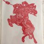 Papercut Paper-cuts Papercutting General Ma Chao Romance Of the Three Kingdoms Art - Fast Shipping
