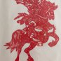 apercut Paper-cuts Papercutting General Zhang Fei Romance Of the Three Kingdoms Art - Fast Shipping