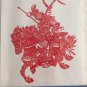 Papercut Paper-cuts Papercutting General Lv Bu Romance Of the Three Kingdoms Art - Fast Shipping