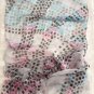 Silk Feeling Chiffon Oblong Scarf Little Squares ~ Fast Delivery as Air Lettermail