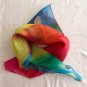 Gift 23" Scarf Wrap Yellow Red Green Blue ~ Fast Delivery as Air Lettermail