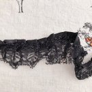 1.65" x 0.99 yd Trim Black Floral Lace & Ribbon Gift ~ Fast Delivery as Air Lettermail 1.65" x 0.99 yd Trim Black Floral Lace & Ribbon Gift ~ Fast Delivery as Air Lettermail