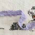 0.91" x 2.2 yds Elastic Trim Stretch Crocheted Violet ~ Fast Delivery as Air Lettermail 0.91" x 2.2 yds Elastic Trim Stretch Crocheted Violet ~ Fast Delivery as Air Lettermail