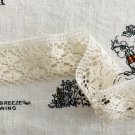 1.38" x 4.4 yds Lace Trim Cream Embroidered Floral ~ Fast Delivery as Air Lettermail 1.38" x 4.4 yds Lace Trim Cream Embroidered Floral ~ Fast Delivery as Air Lettermail