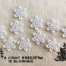 10 pcs 0.67" Flowers Appliqué Patches White ~ Fast Delivery as Air Lettermail 10 pcs 0.67" Flowers Appliqué Patches White ~ Fast Delivery as Air Lettermail