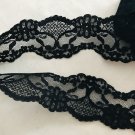 1.6" x 1.1 yds Lace Trim DIY Net Floral Black Scalloped ~ Fast Delivery as Air Lettermail 1.6" x 1.1 yds Lace Trim DIY Net Floral Black Scalloped ~ Fast Delivery as Air Lettermail