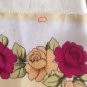 Gift 22'' Silk Feeling Chiffon Neck Head Scarf Wrap "Roses Garlands" minor defects - Fast Shipping