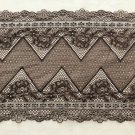 7" x 1.1 yds Elastic Lace Trim Stretch Floral Brown ~ Fast Delivery as Air Lettermail 7" x 1.1 yds Elastic Lace Trim Stretch Floral Brown ~ Fast Delivery as Air Lettermail