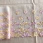 7.2" x 1.1 yds Lace Trim Embroidered Floral Yellow Pink ï½� Fast Delivery as Air Lettermail