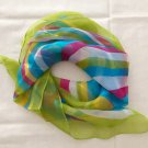 Gift 20" Silk Feeling Scarf "Waves" Wrap Striped ~ Fast Delivery as Air Lettermail Gift 20" Silk Feeling Scarf "Waves" Wrap Striped ~ Fast Delivery as Air Lettermail