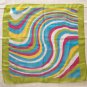 Gift 20" Silk Feeling Scarf "Waves" Wrap Striped ~ Fast Delivery as Air Lettermail
