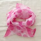 Gift 20" Silk Feeling Chiffon Scarf Wrap Polka Dots ~ Fast Delivery as Air Lettermail Gift 20" Silk Feeling Chiffon Scarf Wrap Polka Dots ~ Fast Delivery as Air Lettermail