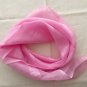Gift 20" Silk Feeling Chiffon Scarf Wrap Pink ï½� Fast Delivery as Air Lettermail