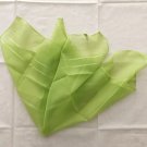 Gift 21" Silk Feeling Scarf Wrap Green ～ Fast Delivery as Air Lettermail