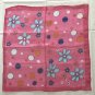 20" Silk Feeling Chiffon Scarf Wrap Blue Floral Red Xmas Gift ~ Fast Delivery as Air Lettermail