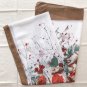 Silk Feeling Chiffon Rectangle Scarf Floral Gift ~ Fast Delivery as Air Lettermail