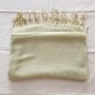 100% Cotton Scarf Wrap Solid Light Olive Soft Warm ~ Offer Local Pickup
