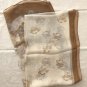 Gift 100% Silk Feeling Chiffon Oblong Scarf Floral ~ Fast Delivery as Air Lettermail