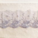 3.5" x 1.3 yds Lace Trim Embroidered Floral Gray ~ Fast Delivery as Air Lettermail 3.5" x 1.3 yds Lace Trim Embroidered Floral Gray ~ Fast Delivery as Air Lettermail