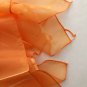 20" Silk Blend Square Scarf Wrap Solid Orange Gift ï½ Fast Delivery as Air Lettermail