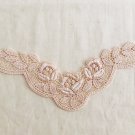 9.4" x 3.7" Patch Collar Embroidered Floral Appliqué ~ Fast Delivery as Air Lettermail 9.4" x 3.7" Patch Collar Embroidered Floral Appliqué ~ Fast Delivery as Air Lettermail