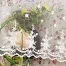 7.28" x 1 yd Lace Trim Embroidered Floral Mesh Off-White ~ Fast Delivery as Air Lettermail 7.28" x 1 yd Lace Trim Embroidered Floral Mesh Off-White ~ Fast Delivery as Air Lettermail