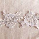 2 pcs 2.8" x 4" Patches Flower White Embroidered Floral Appliqué ~ Fast Delivery as Lettermail 2 pcs 2.8" x 4" Patches Flower White Embroidered Floral Appliqué ~ Fast Delivery as Lettermail