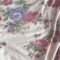 66.9" x 0.55 yard Fabric Elastic Floral Stretch Slightly Ivory ~ Offer Pickup