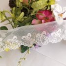 1.57" x 1.8 yds Lace Trim Embroidered Floral Bows White ~ Fast Delivery as Air Lettermail 1.57" x 1.8 yds Lace Trim Embroidered Floral Bows White ~ Fast Delivery as Air Lettermail