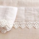 3.2" x 1.1 yds Lace Trim Cotton Embroidered Floral ～ Fast Delivery as Air Lettermail