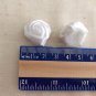 2 pcs 0.8" to 1" Rose Cloth Button 3D - Choose 1 from 11 Colours &iuml;&frac12;� Fast Delivery as Air Lettermail